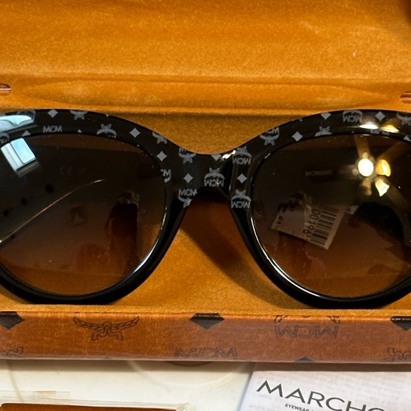 MCM Monogram Cateye Sunglasses 😎 Modern Creation München🕶️ - Picture 13 of 16